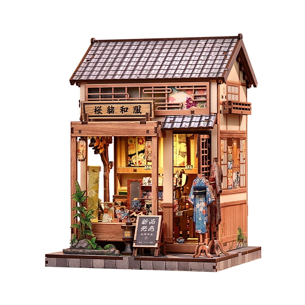 Image produit CuteBee - Maquette d’alcôve livresque du mini-magasin Sakura O Kimono
