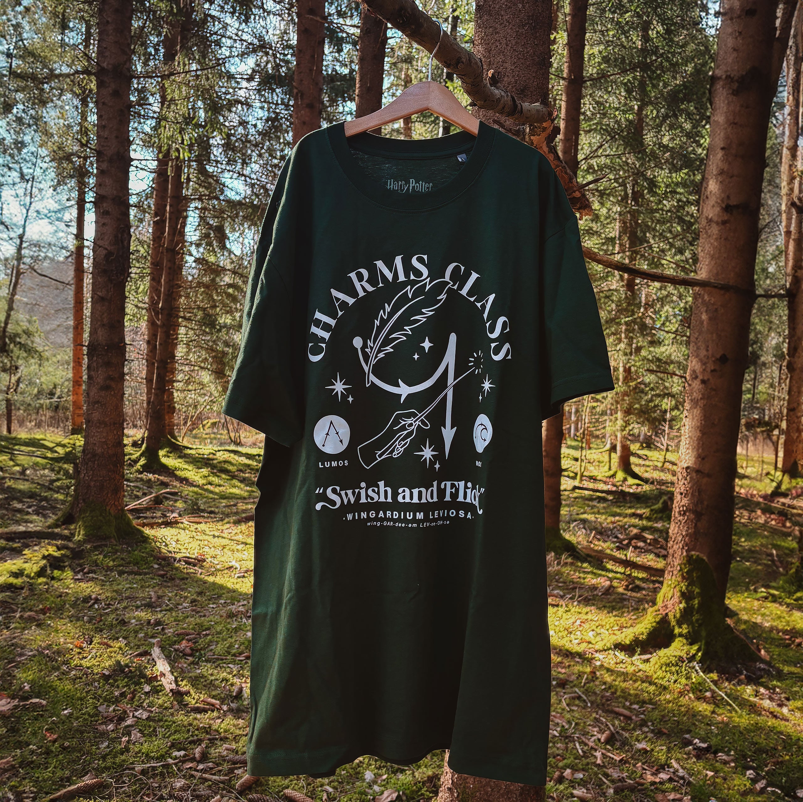 Immagine del prodotto T-shirt Arti Magiche Hogwarts verde - Harry Potter