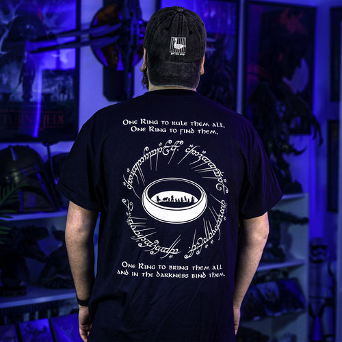 Immagine del prodotto T-shirt L’Unico Anello blu - Il Signore degli Anelli