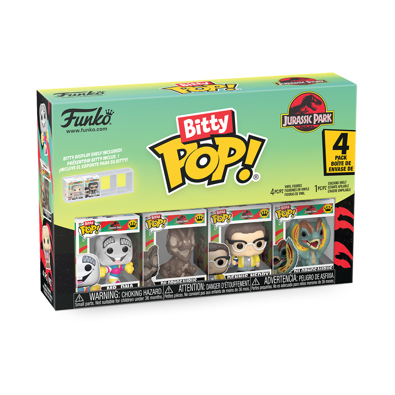 Produktbild Jurassic Park - Funko Bitty Pop Figuren Set Series 3