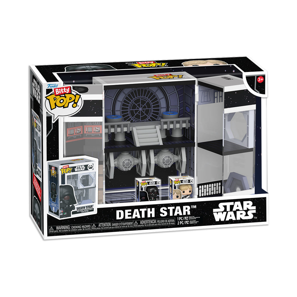 Image produit Star Wars - Présentoir Funko Bitty Pop Étoile de la Mort avec 2 figurines