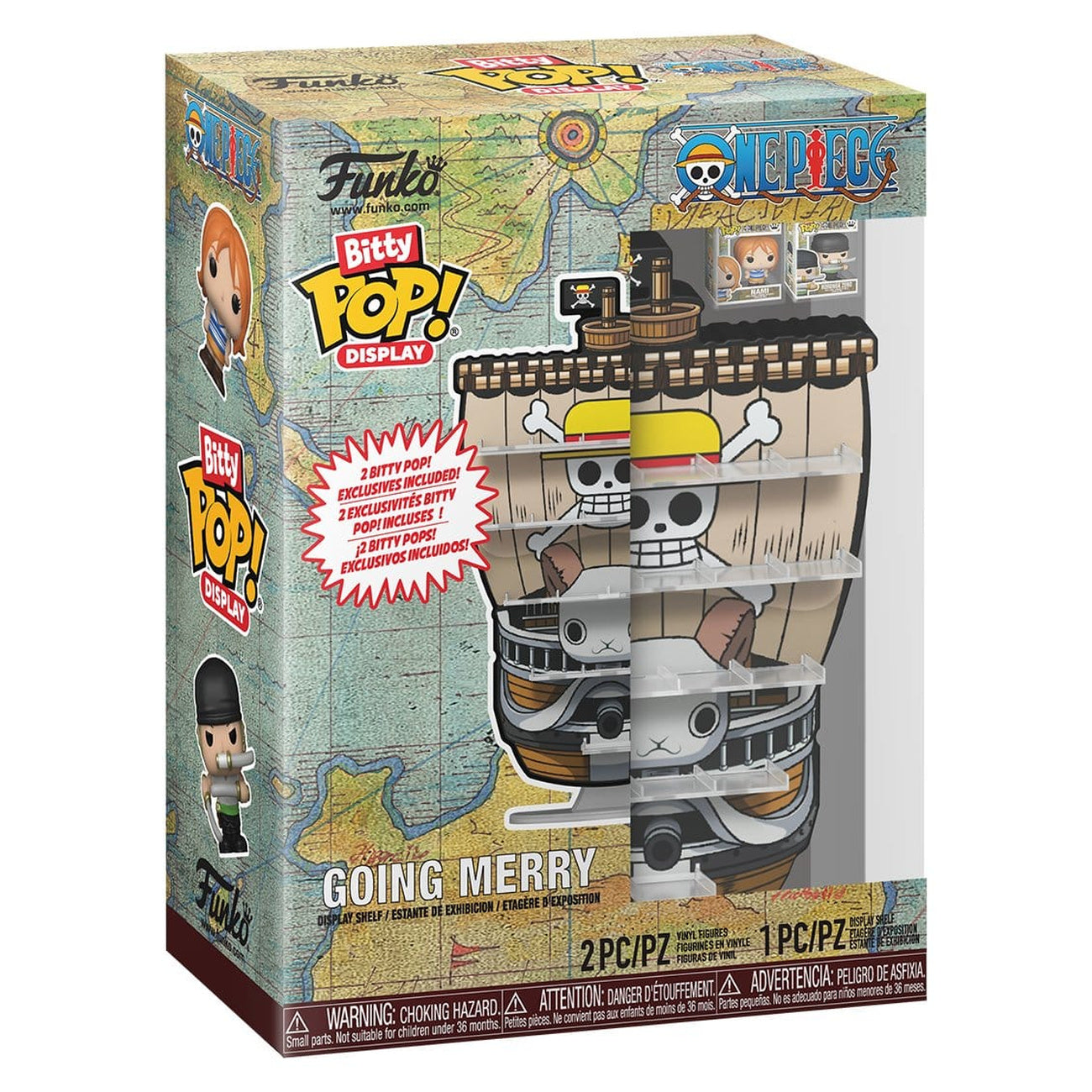 Produktbild One Piece - Going Merry Funko Bitty Pop Display