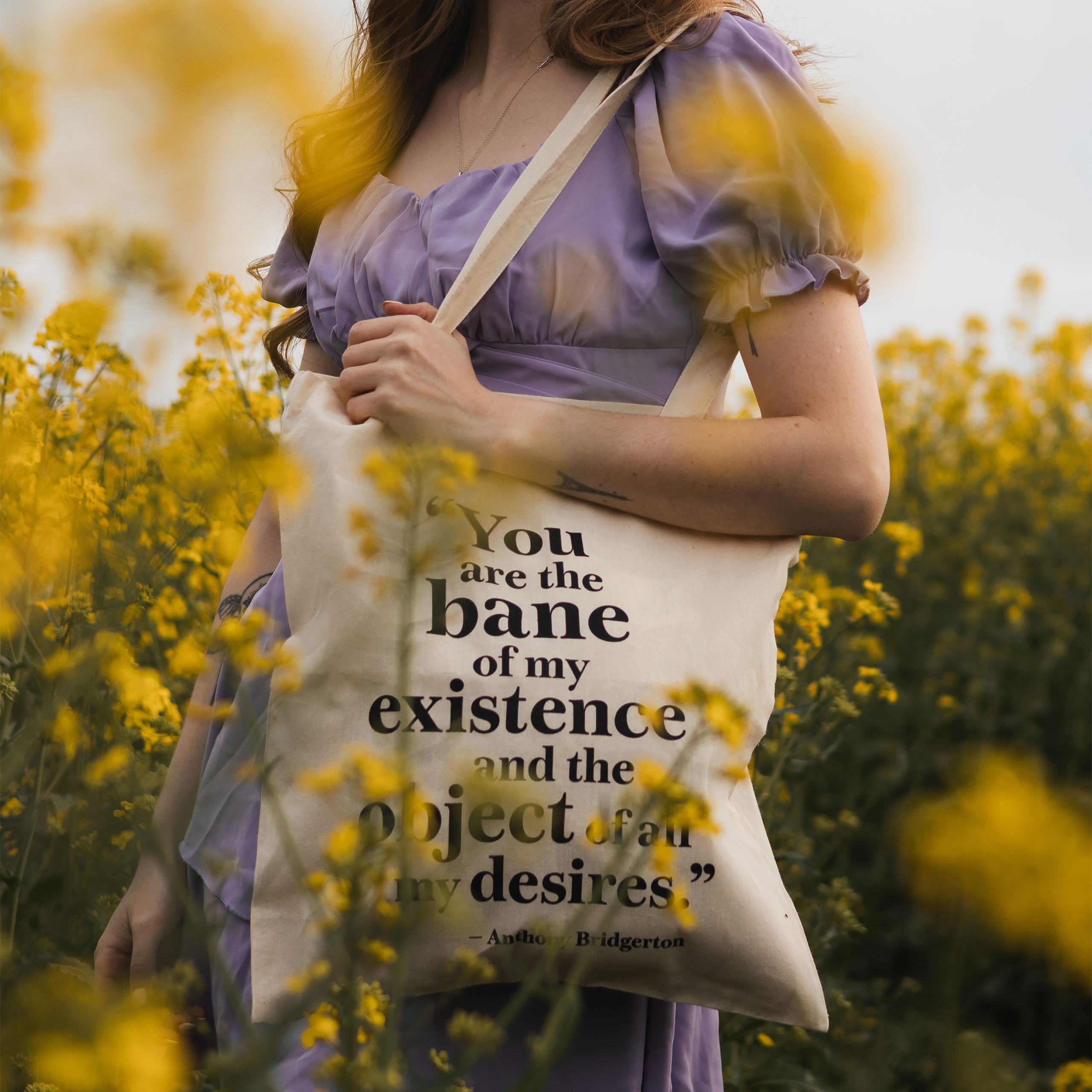 Produktbild Bane of my Existence Jutebeutel für Bridgerton Fans