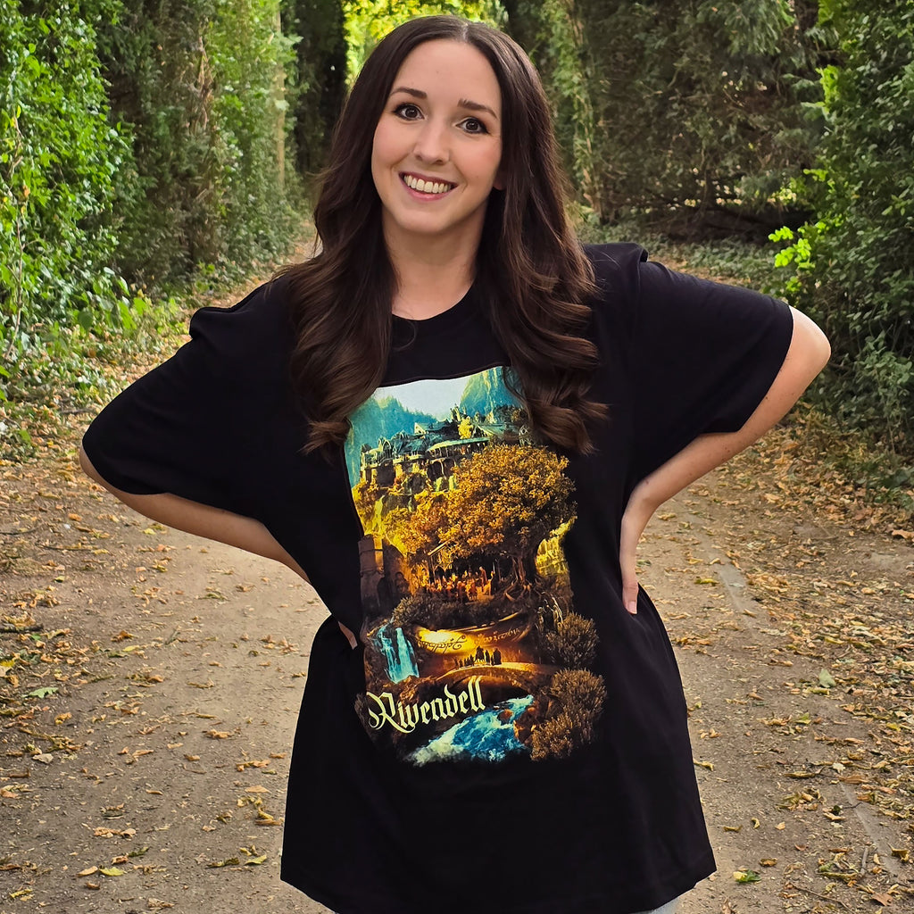 Product image Rivendell T-Shirt Black - The Lord of the Rings