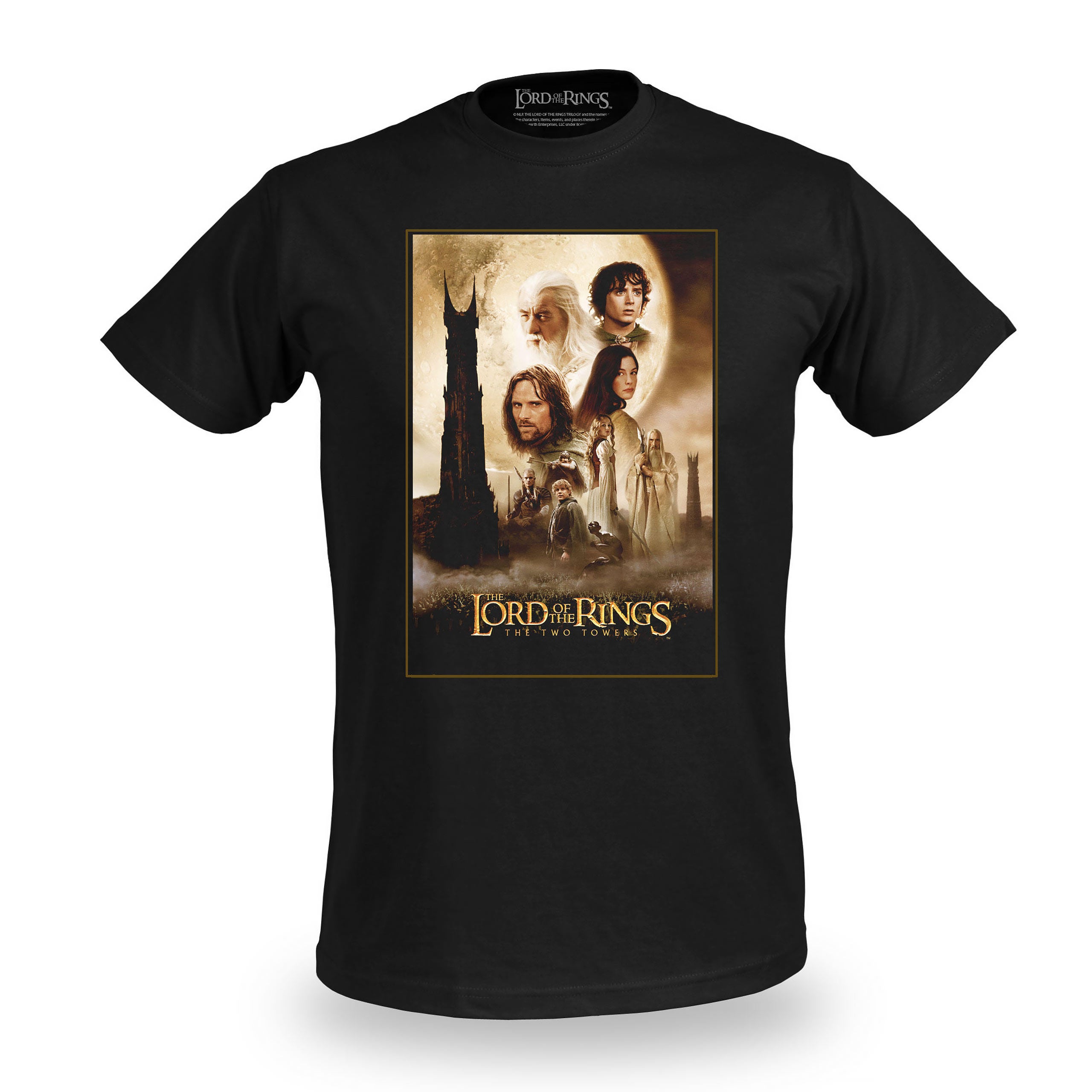 Immagine del prodotto T-shirt Poster Le Due Torri - Il Signore degli Anelli