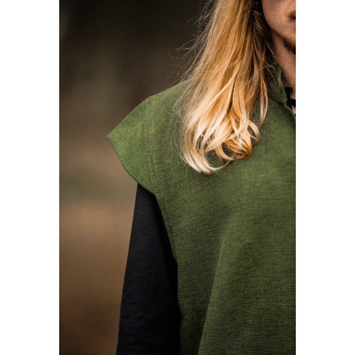 Image produit Tunique de rôdeur médiéval Arun vert