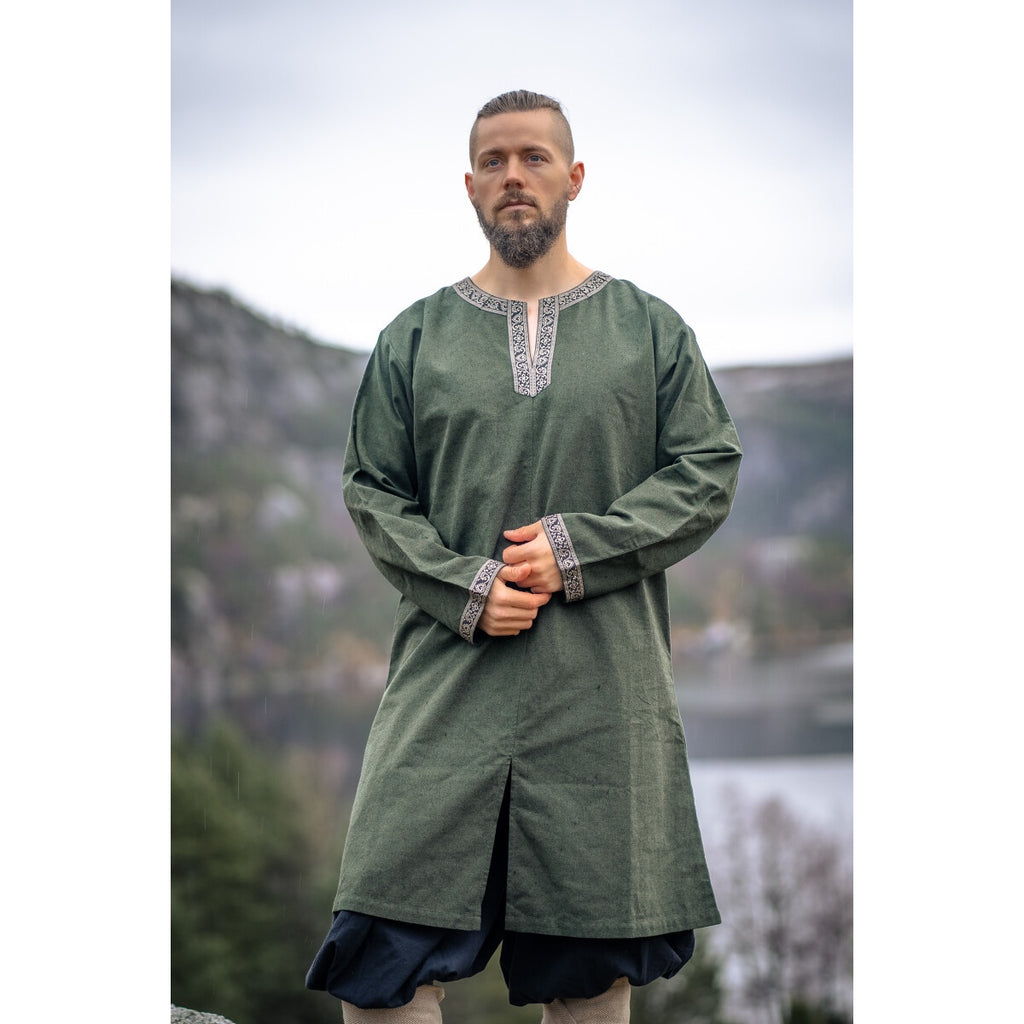 Produktbild Mittelalter Wikinger Tunika Aegir grün