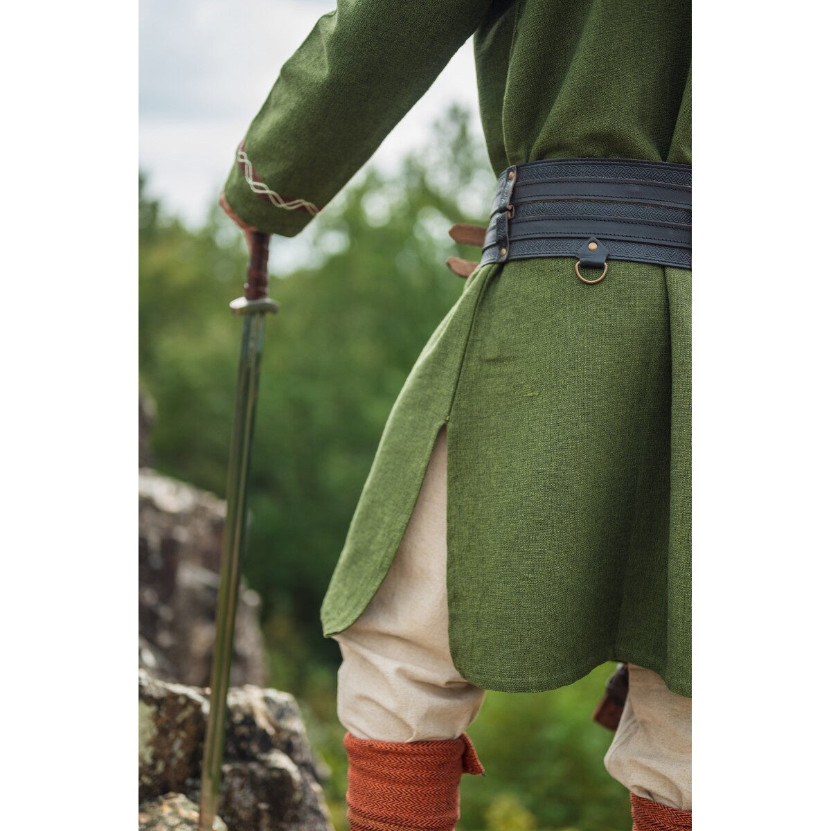 Immagine del prodotto Tunica vichinga medievale Freki verde oliva
