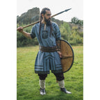 Produktbild Mittelalter Wikinger Tunika Rollo Kurzarm blaugrau
