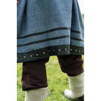Produktbild Mittelalter Wikinger Tunika Rollo Kurzarm blaugrau