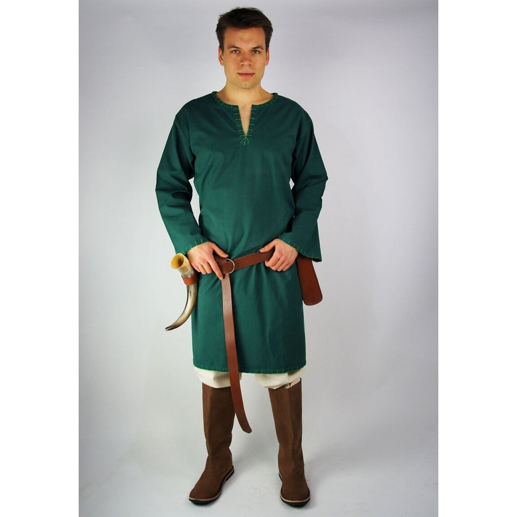 Image produit Tunique viking médiévale Erwin vert