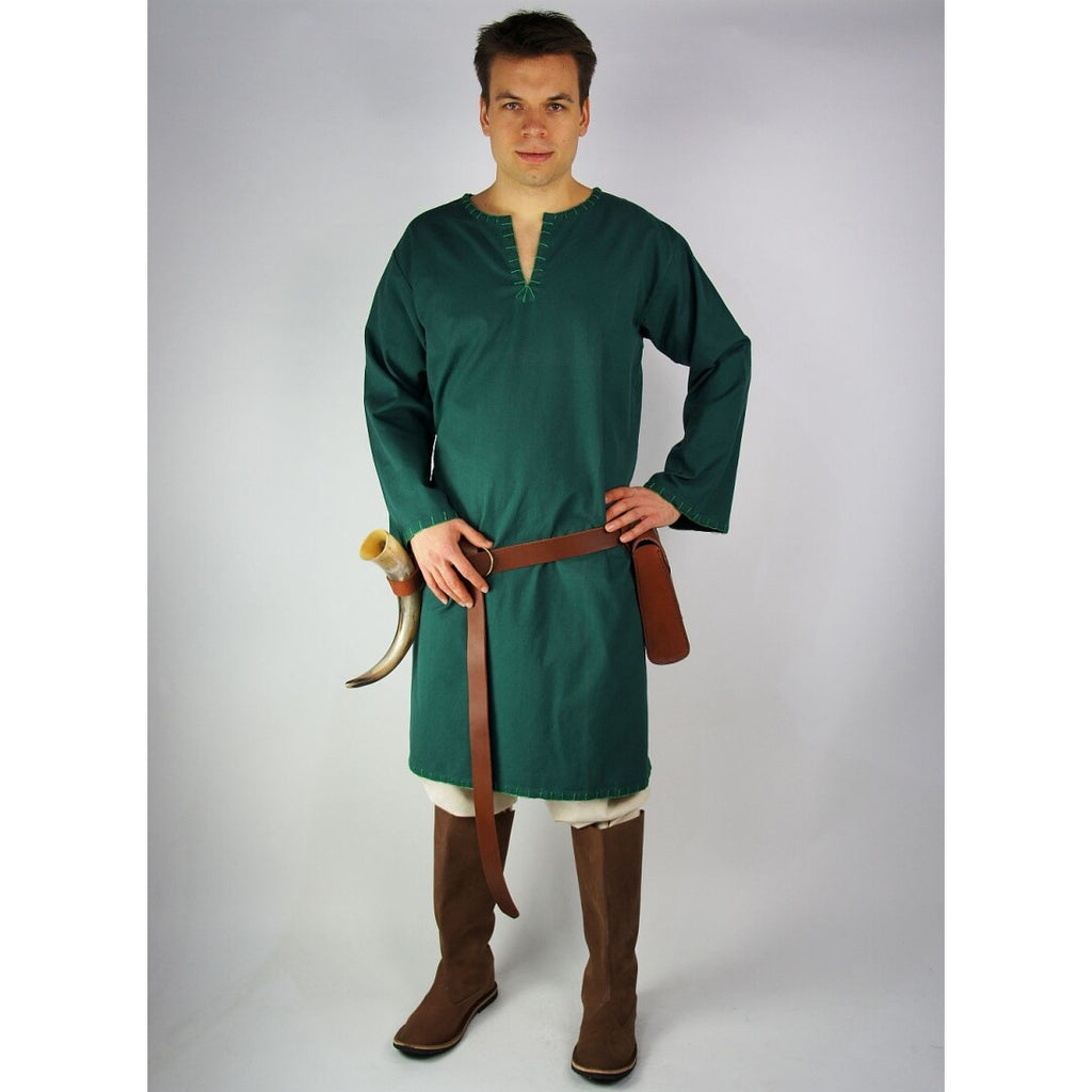 Image produit Tunique viking médiévale Erwin vert