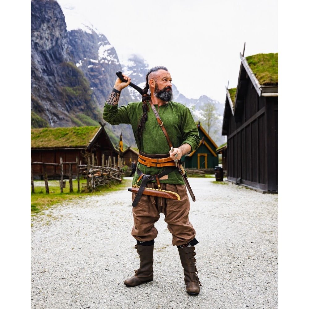 Produktbild Mittelalter Wikinger Tunika Ivar grün