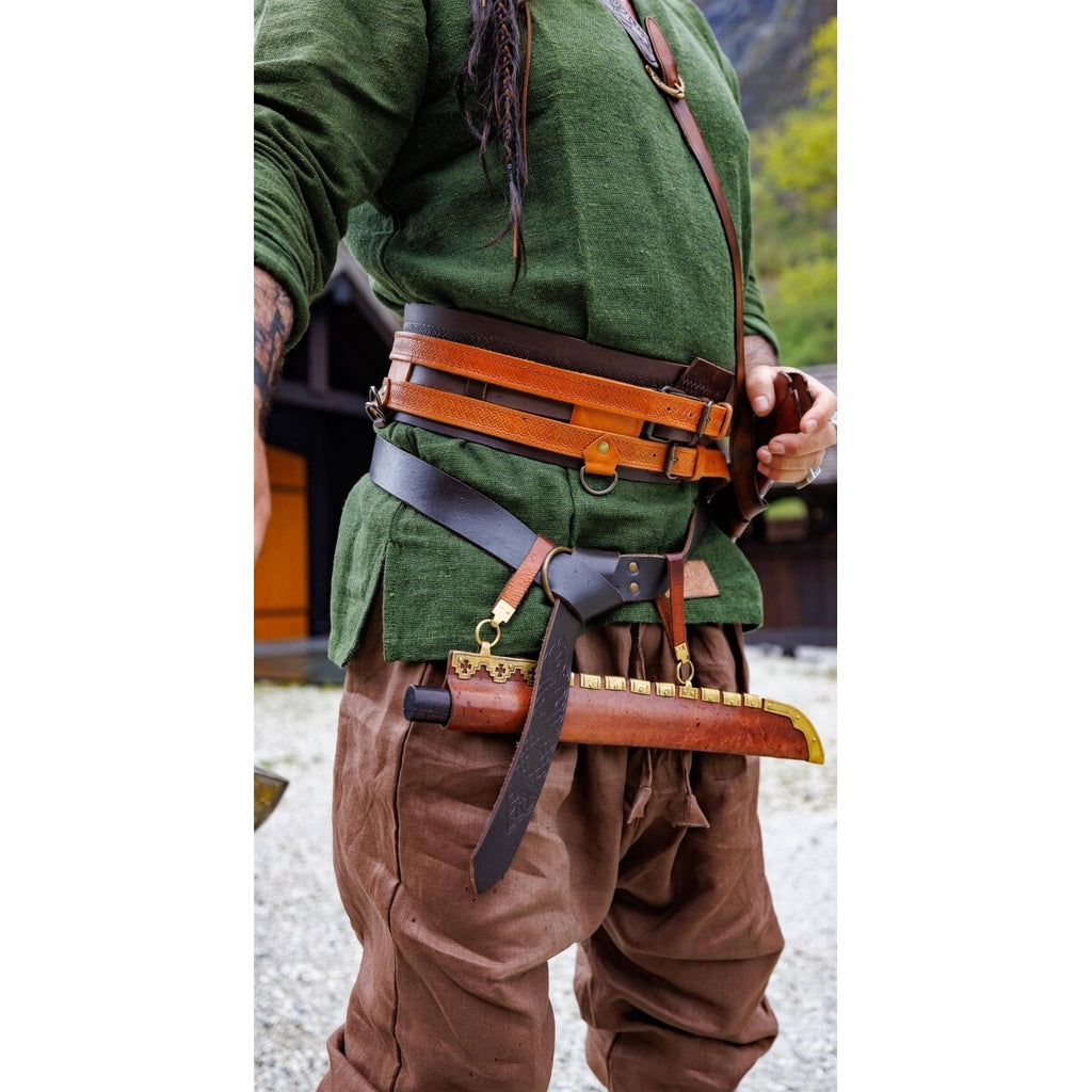 Produktbild Mittelalter Wikinger Tunika Ivar grün