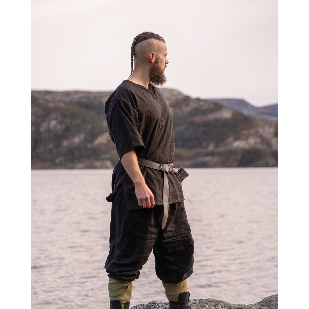 Immagine del prodotto Tunica medievale a maniche corte Olaf marrone