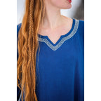 Immagine del prodotto Abito medievale vichingo Brigida blu