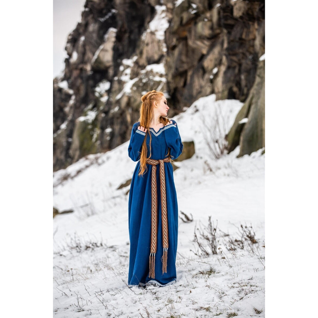 Immagine del prodotto Abito medievale vichingo Brigida blu