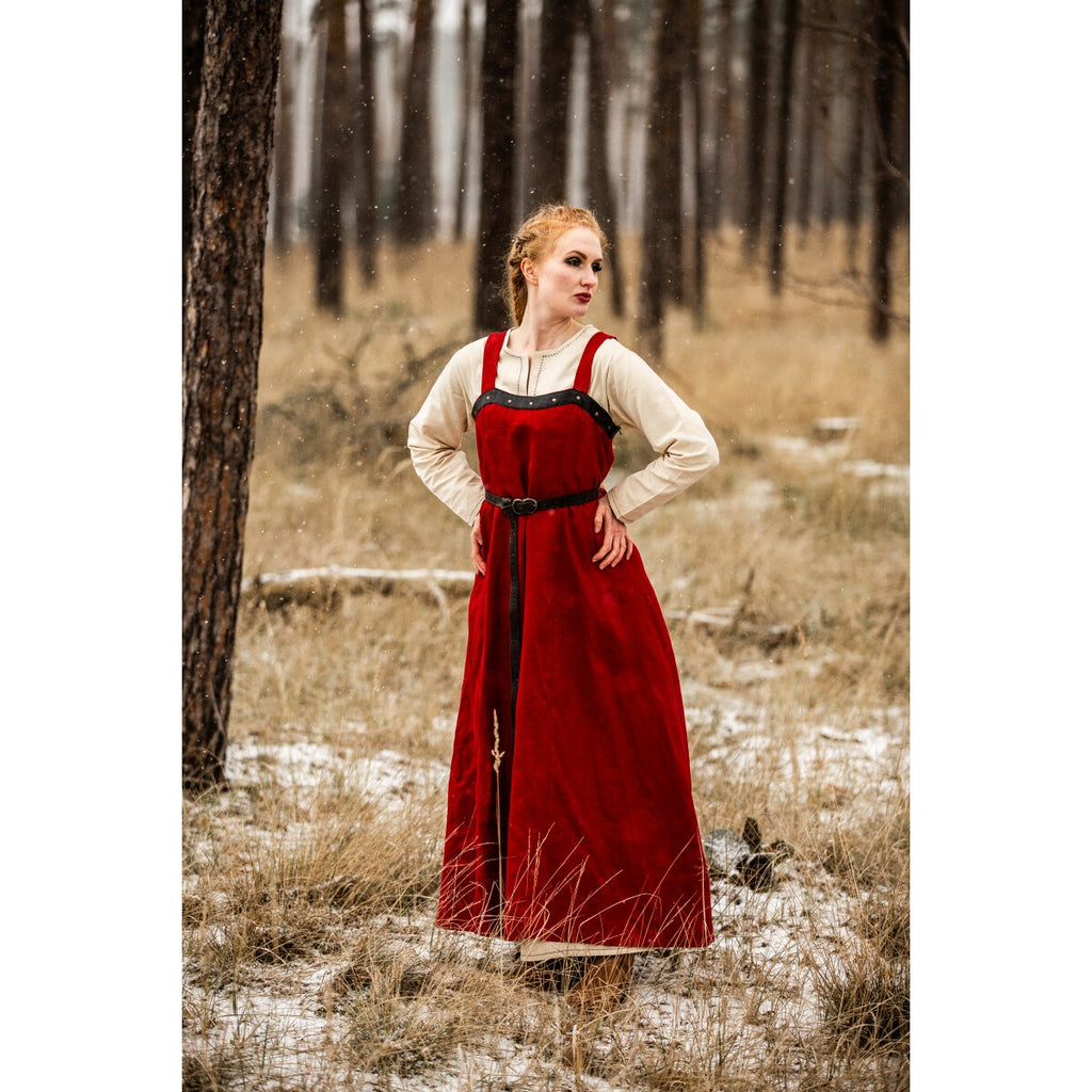 Produktbild Mittelalter Wikinger Überkleid Alena rot