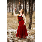 Produktbild Mittelalter Wikinger Überkleid Alena rot