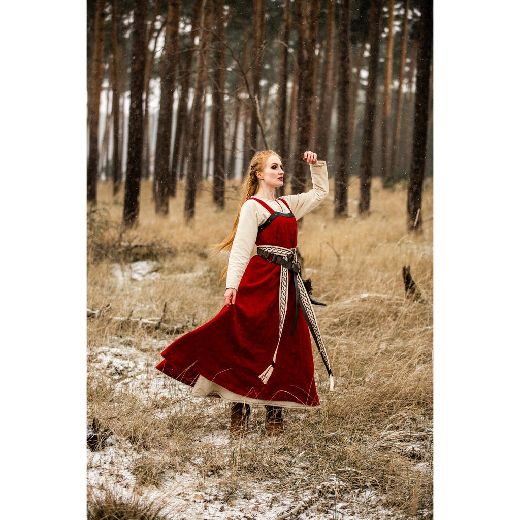 Produktbild Mittelalter Wikinger Überkleid Alena rot