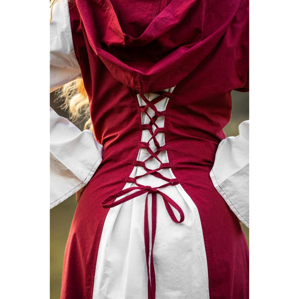 Image produit Robe médiévale Genefe rouge-beige