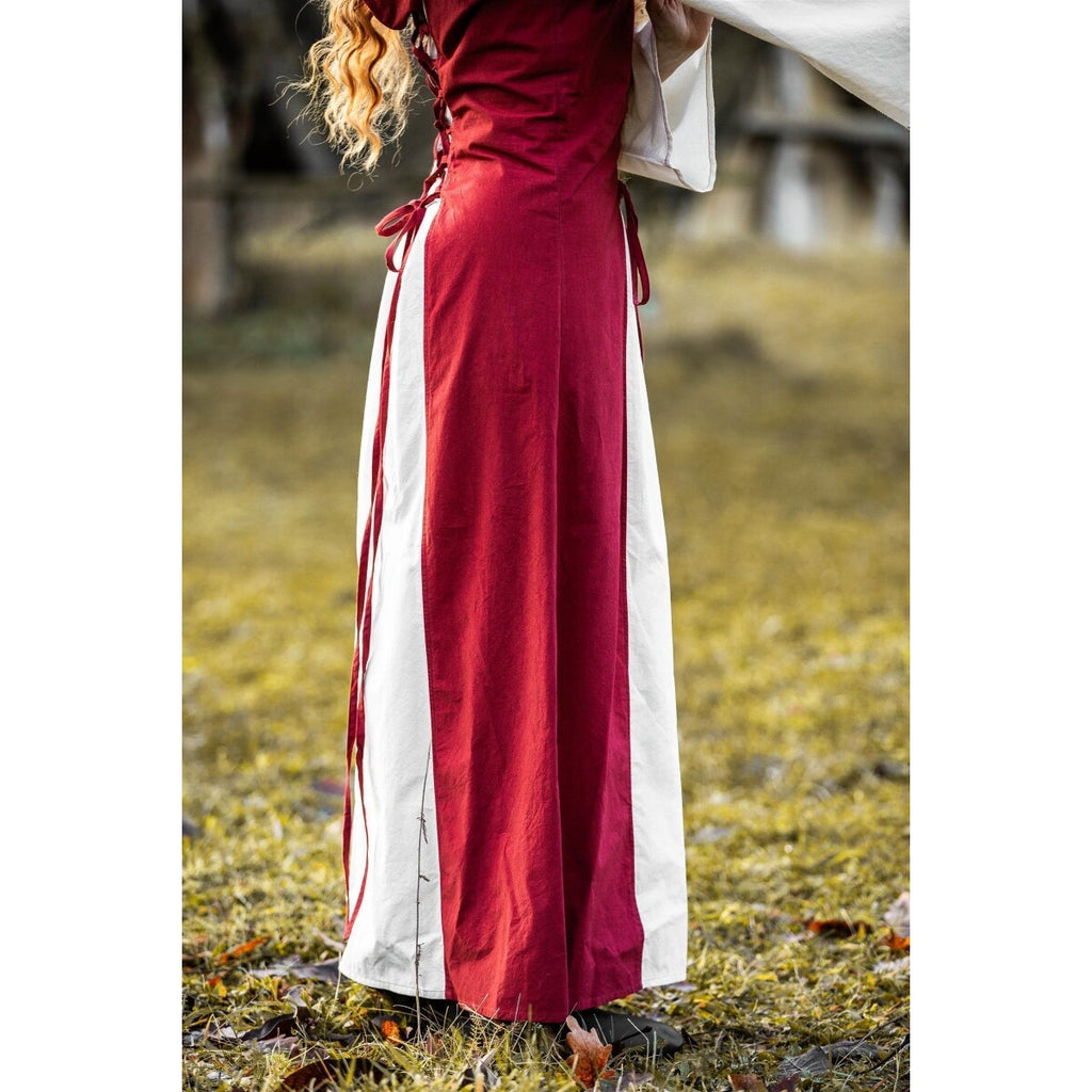Image produit Robe médiévale Genefe rouge-beige