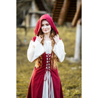 Image produit Robe médiévale Genefe rouge-beige