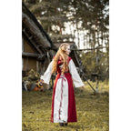 Image produit Robe médiévale Genefe rouge-beige