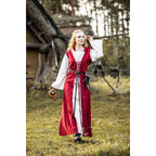Image produit Robe médiévale Genefe rouge-beige