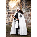 Immagine del prodotto Mantello medievale dei Cavalieri Templari Baldwin bianco-nero