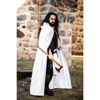 Immagine del prodotto Mantello medievale dei Cavalieri Templari Baldwin bianco-nero