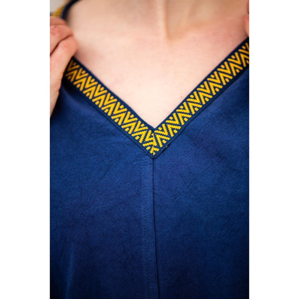 Image produit Tunique viking médiévale Matilda bleu