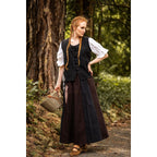 Immagine del prodotto Gilet medievale in cotone Franziska nero