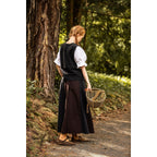 Immagine del prodotto Gilet medievale in cotone Franziska nero