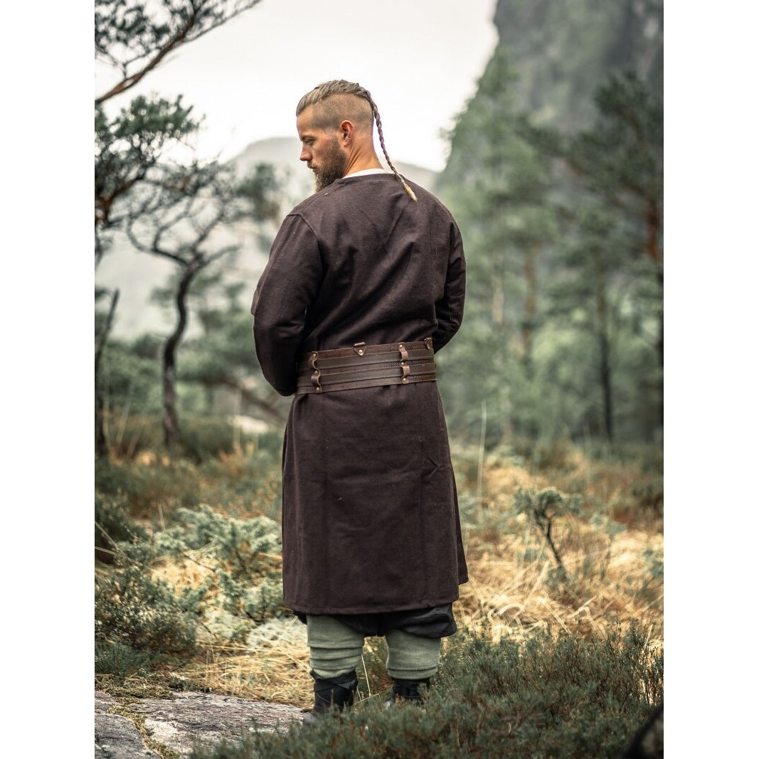 Produktbild Mittelalter Woll-Klappenrock Balder braun