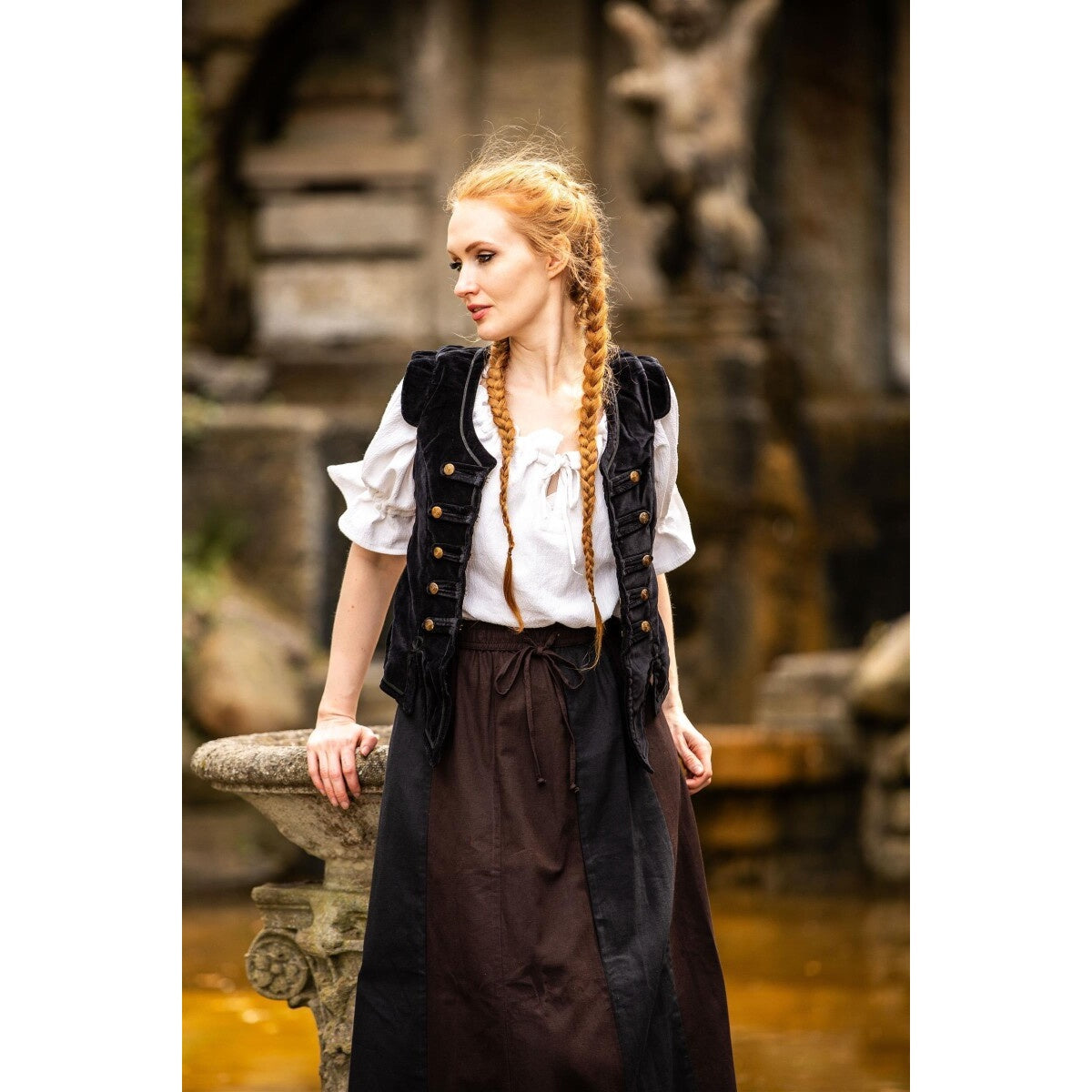Immagine del prodotto Gilet uniforme medievale Adaliz nero