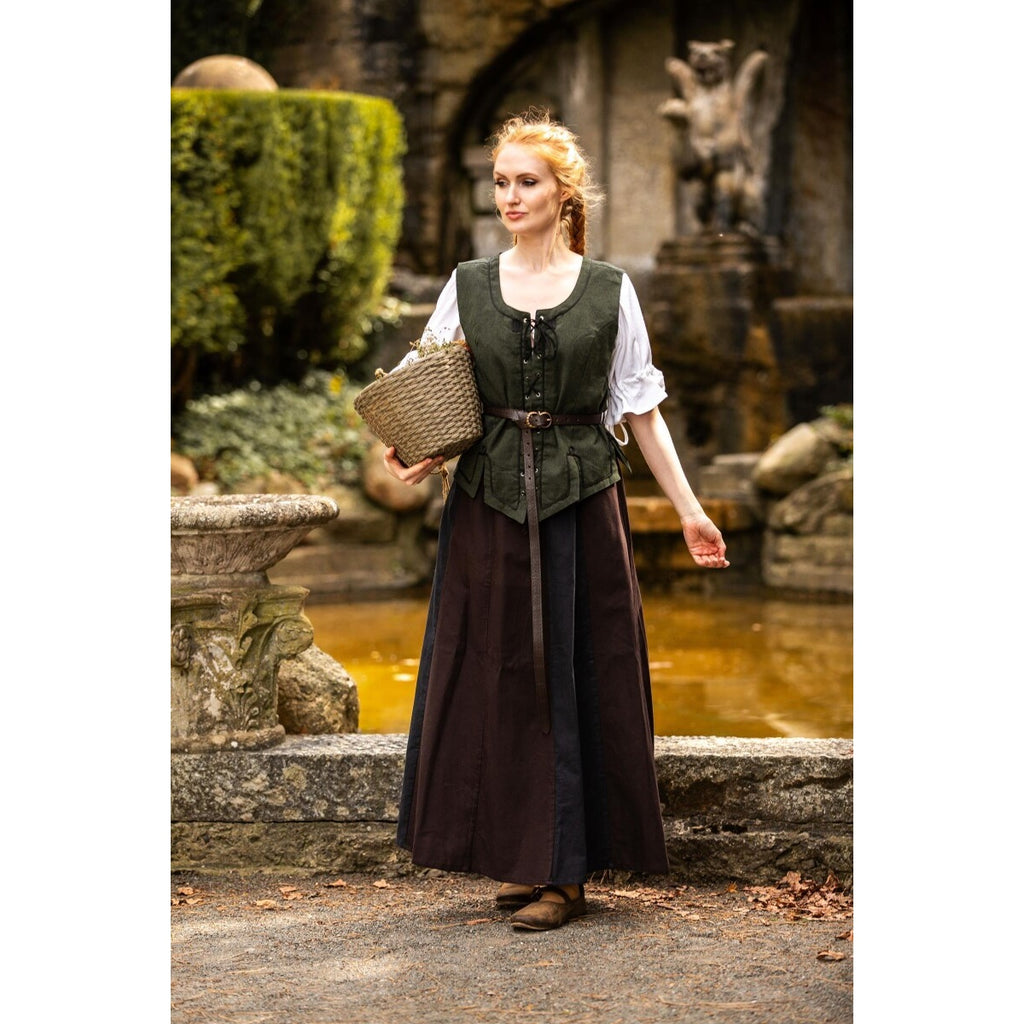 Image produit Gilet corset médiéval Selma vert