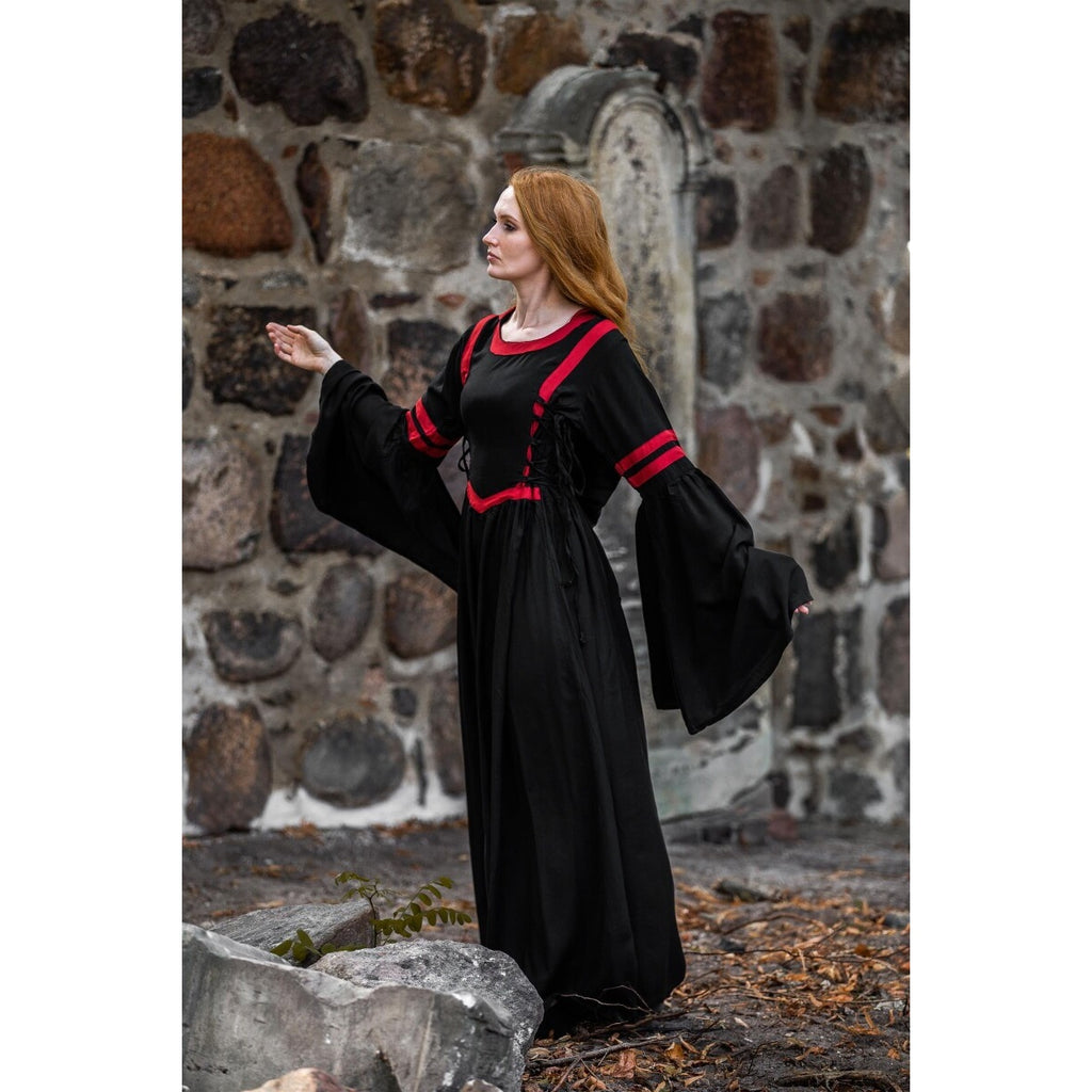 Product image Medieval Hooded Dress Isolde black-red