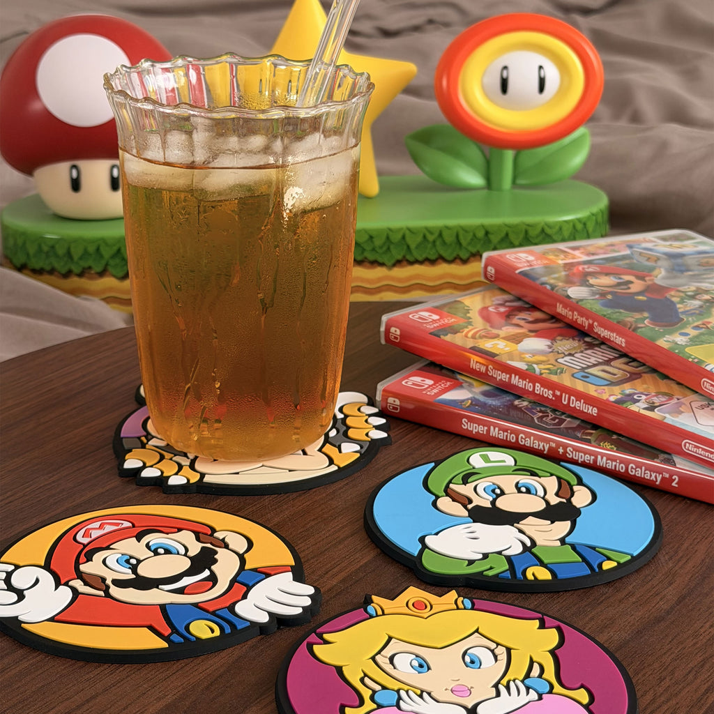 Produktbild Super Mario - Characters Untersetzer 4er Set
