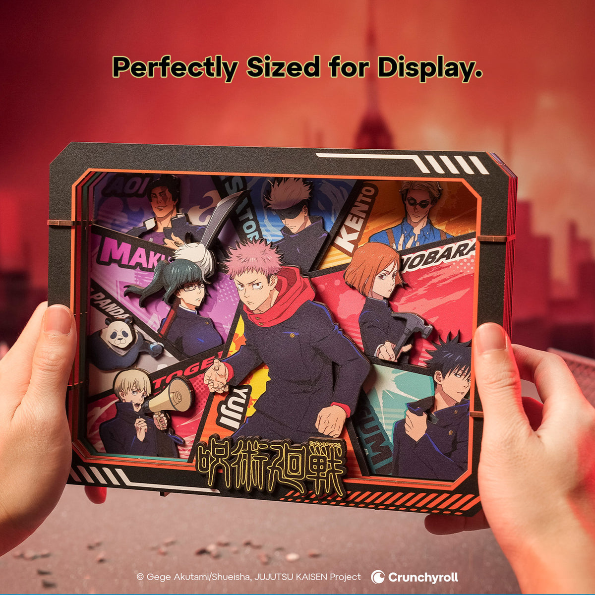 Produktbild Jujutsu Kaisen - Group Wooden Gallery Bilderrahmen