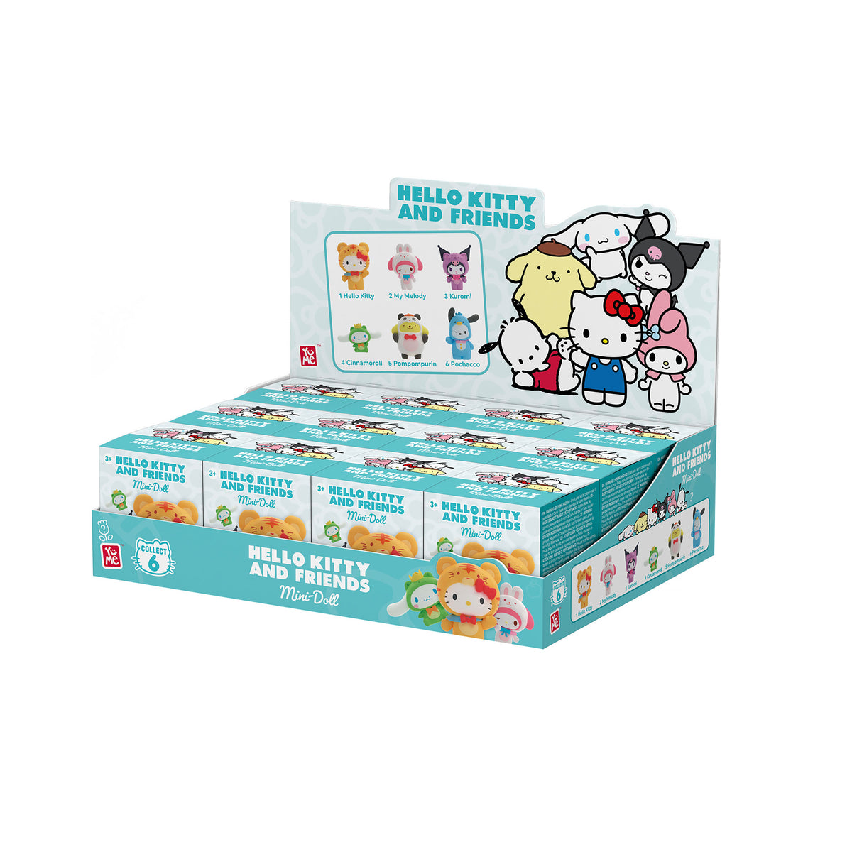 Produktbild Hello Kitty & Friends - Mini-Doll Forest Friends Series Mystery Figur Display