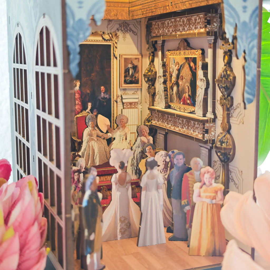 Produktbild Bridgerton - The Duke and I Book Nook Modell Bausatz Holz