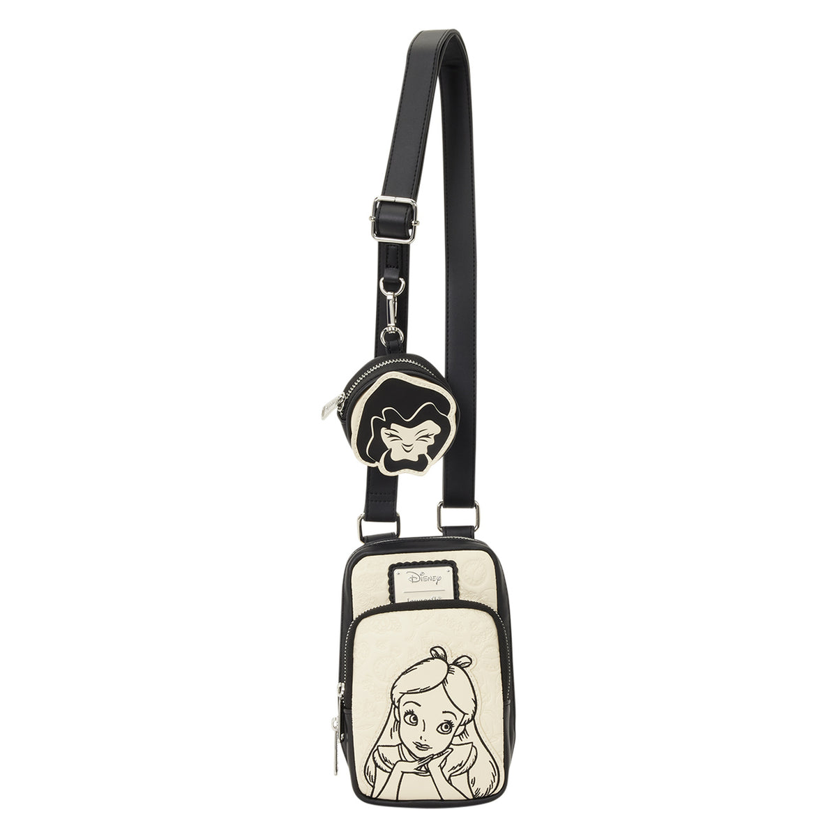 Image produit Alice au Pays des Merveilles - Sac bandoulière floral avec portefeuille