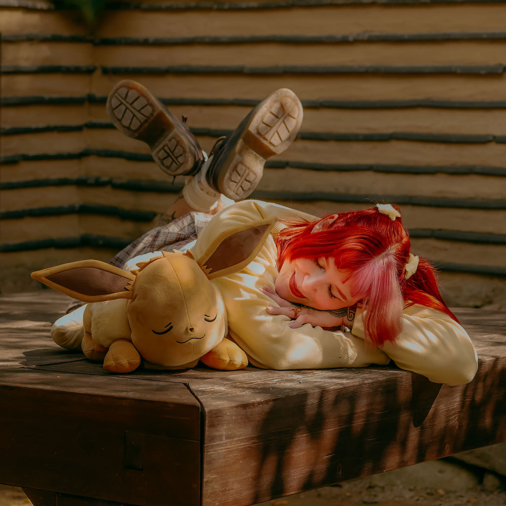 Image produit Pokémon - Peluche Évoli endormi