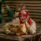 Image produit Pokémon - Peluche Évoli endormi