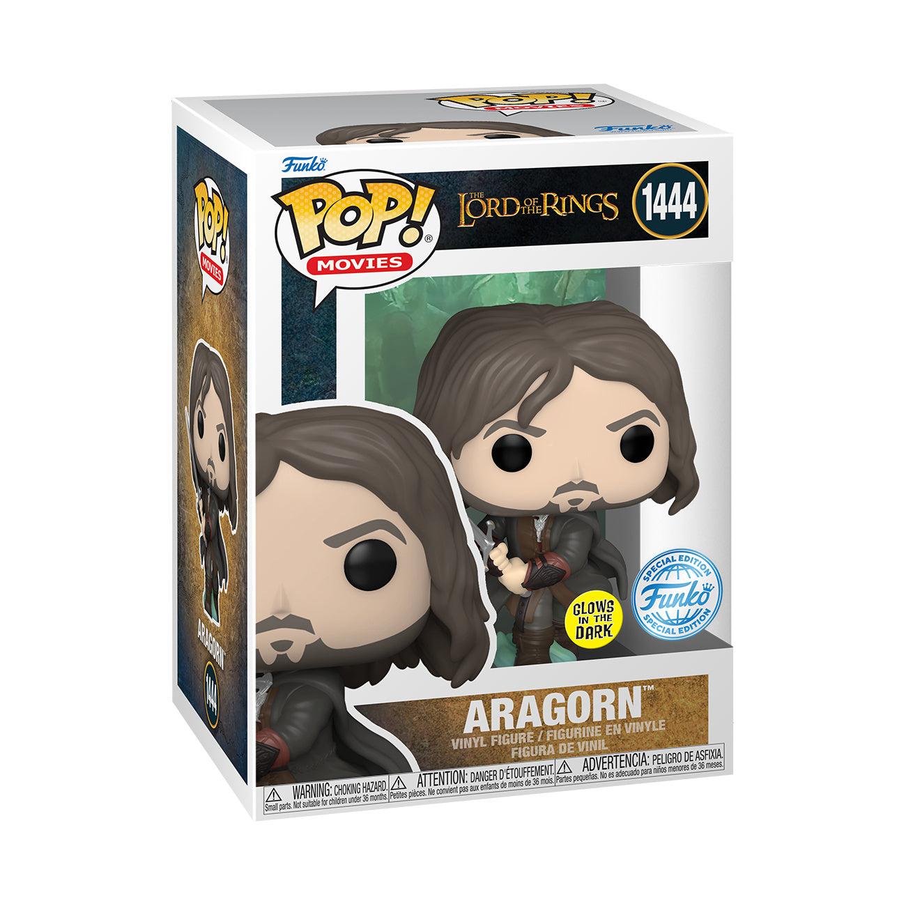 Immagine del prodotto Il Signore degli Anelli - Aragorn Glow in the Dark Figura Funko Pop