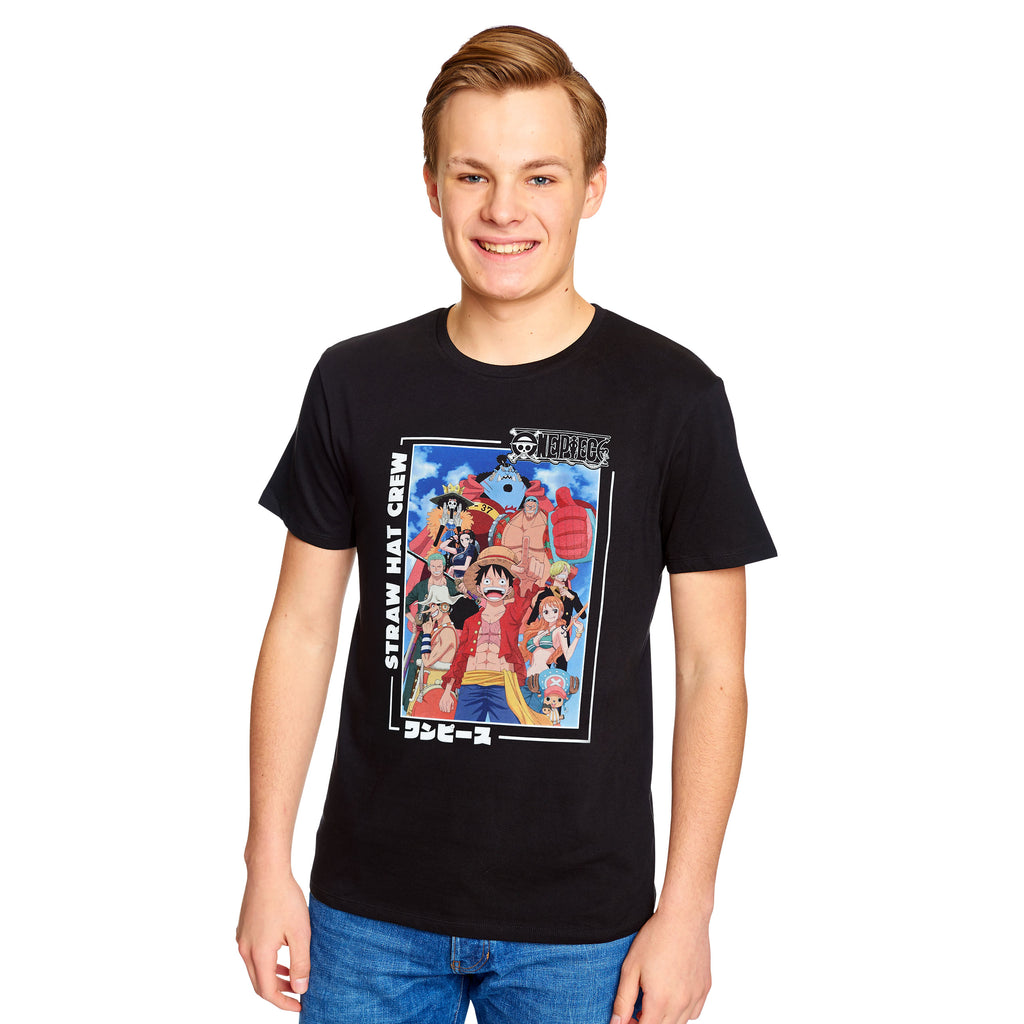 Produktbild One Piece - Strohhut Piratenbande T-Shirt schwarz