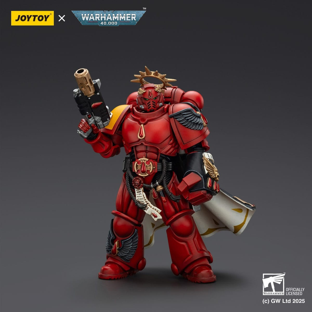 Immagine del prodotto Warhammer 40k: Combat Patrol Blood Angels - Capitano con pistola Inferno e Power Fist Action figure 20 cm