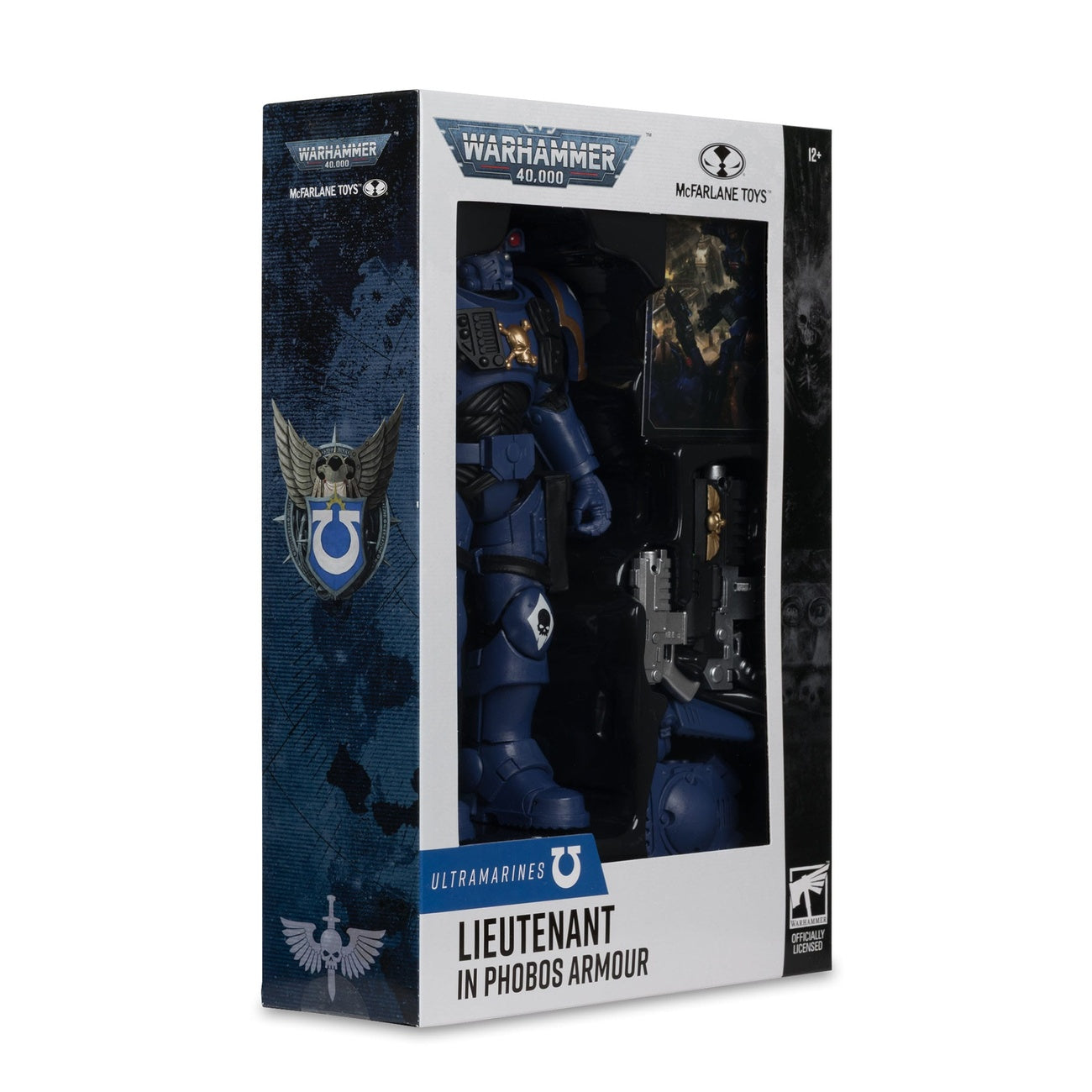 Produktbild Warhammer 40k - Lieutenant in Phobos Armor (Ultramarines) Actionfigur 18cm