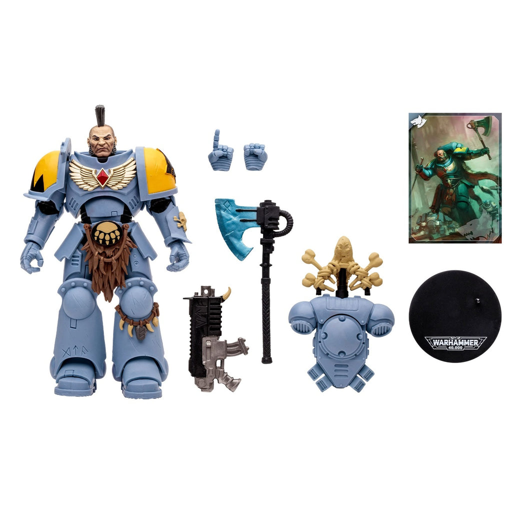Produktbild Warhammer 40k - Space Wolves Wolf Guard Actionfigur 18cm